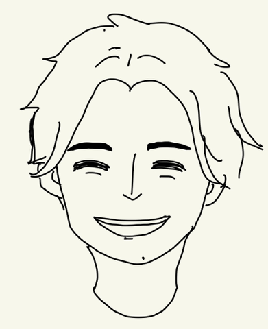 サックのプロフィールイラスト